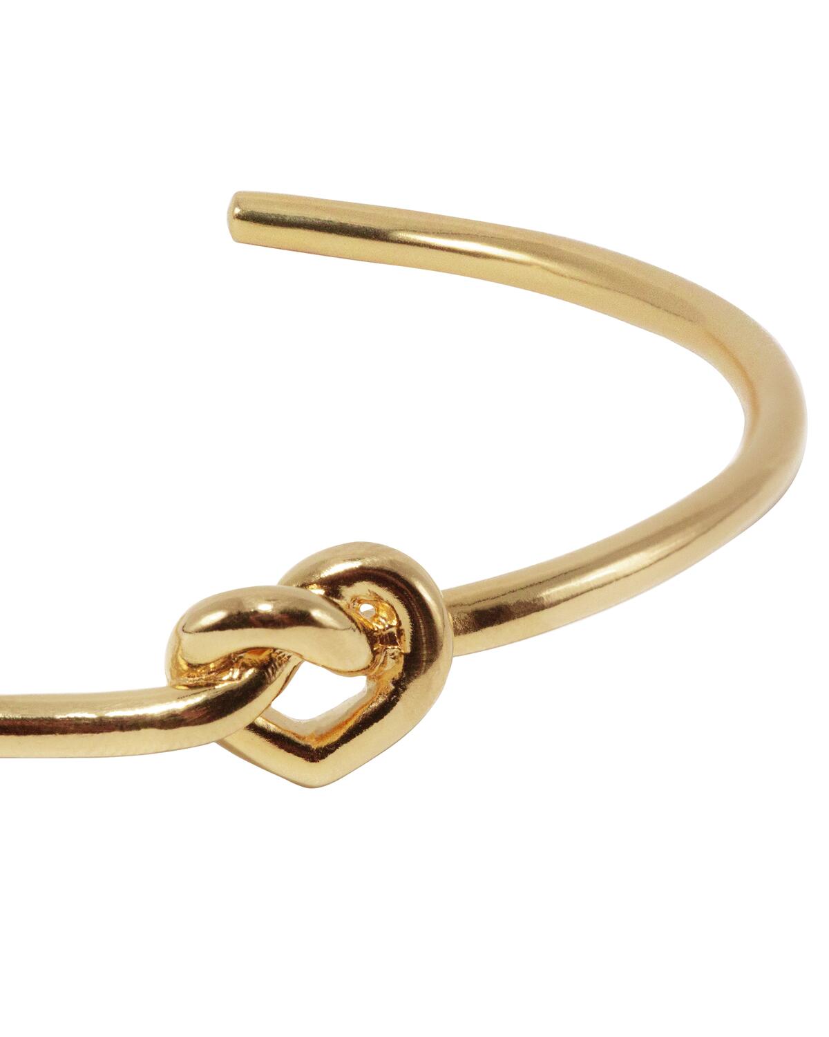 Tied Heart armring - forgyldt